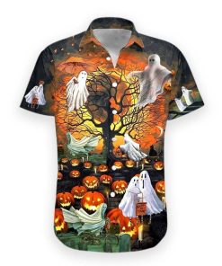 Gearhumans 3D Boo Halloween Hawaii Shirt hawaii Short Sleeve Shirt S
