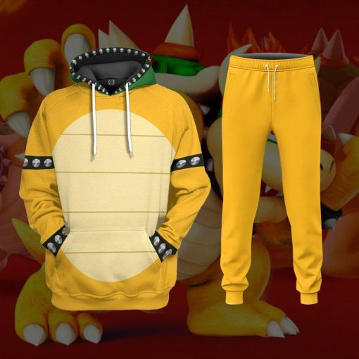 Gearhumans 3D Bowser Custom Hoodie Apparel GS01067 3D Apparel
