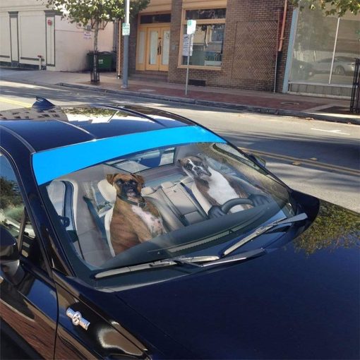 Gearhumans 3D Boxer Custom Sunshade 8 gearhumans 3D Boxer Custom Sunshade GS19067 Auto Sunshade