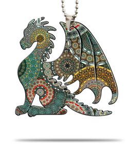 Gearhumans 3D Brocade Dragon Car Hanging GJ27052102 Car Hanging Car Hanging/1 Pack 