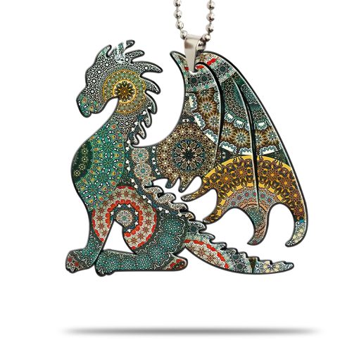 Gearhumans 3D Brocade Dragon Car Hanging GJ27052102 Car Hanging Car Hanging/1 Pack