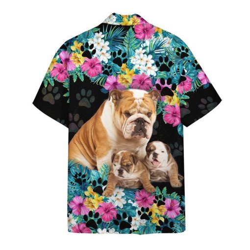 Gearhumans 3D Bulldog Mother Day Hawaii Shirt 8 Gearhumans 3D Bulldog Mother Day Hawaii Shirt ZZ01046 Hawai Shirt