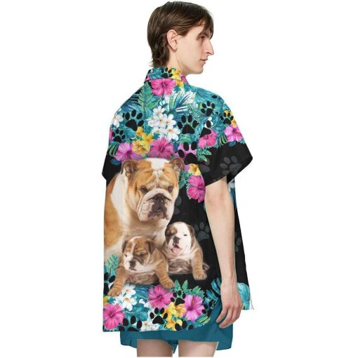 Gearhumans 3D Bulldog Mother Day Hawaii Shirt 10 Gearhumans 3D Bulldog Mother Day Hawaii Shirt ZZ01046 Hawai Shirt