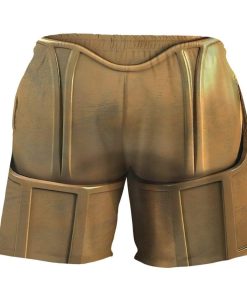 Gearhumans 3D C3PO Custom Beach Shorts Swim Trunks GL23079 Men Shorts