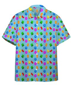 Gearhumans 3D Candy Crush Saga Custom Hawaii Shirt GO14052111 Hawai Shirt Short Sleeve Shirt S 