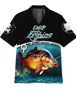 Gearhumans 3D Carp Fishing Hawaii Shirt ZK2604212 Hawai Shirt Short Sleeve Shirt S 