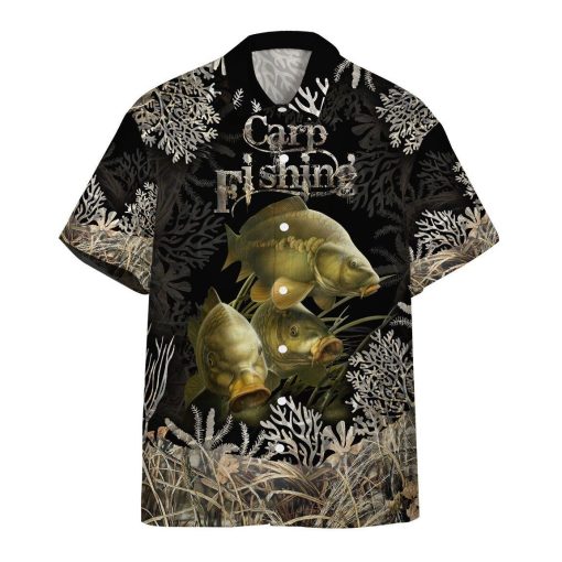 Gearhumans 3D Carp Fishing Hawaii shirt ZZ25031 Hawai Shirt Short Sleeve Shirt S