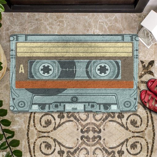 Gearhumans 3D Cassette Tape Doormat ZK1106212 Doormat