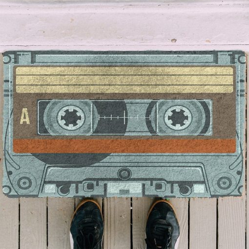 Gearhumans 3D Cassette Tape Doormat ZK1106212 Doormat