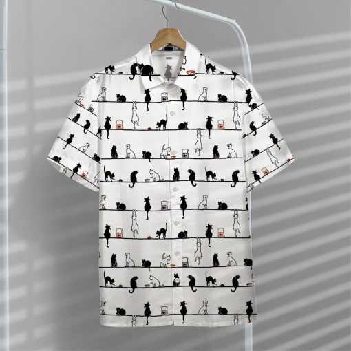 Gearhumans 3D Cat Hawaii Shirt ZZ0505211 Hawai Shirt