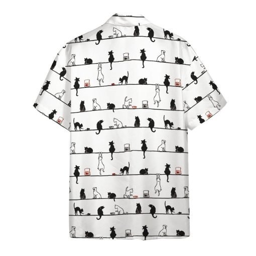 Gearhumans 3D Cat Hawaii Shirt ZZ0505211 Hawai Shirt