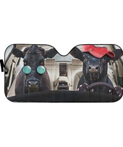 gearhumans 3D Cattle Driver Custom Car Auto Sunshade GV07051 Auto Sunshade 57''x27.5''