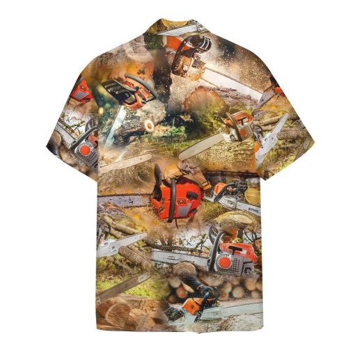 Gearhumans 3D Chainsaw Hawaii Shirt ZZ08043 Hawai Shirt