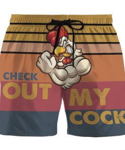 Gearhumans 3D Check Out My Cock Custom Beach Shorts GS02071 Men Shorts Men Shorts S