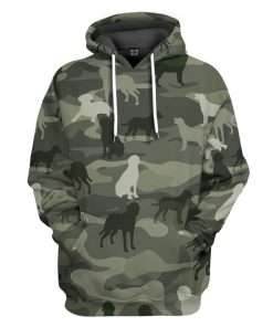Gearhumans 3D Chesapeake Bay Retriever Camo Custom Tshirt Hoodie Apparel GW01061 3D Apparel Hoodie S 