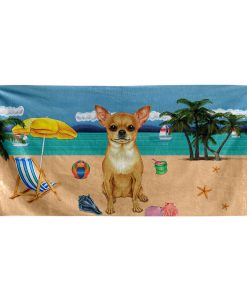 Gearhumans 3D Chihuahua Dog Custom Beach Towel GW11052116 Towel Towel 60''x30'' 