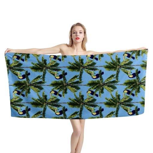 Gearhumans 3D Coconut Tree Beach Towel GJ14052122 Towel