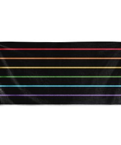 Gearhumans 3D Colorful Lines Beach Towel GJ14052128 Towel Towel 60''x30'' 