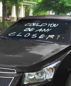 gearhumans 3D Could You Be Any Closer Custom Auto Car Sunshade GN07073 Auto Sunshade 