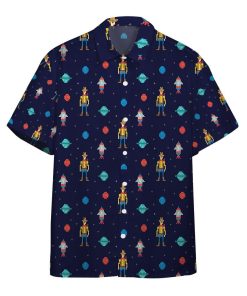 Gearhumans 3D Cowboy In Space Custom Hawaii Shirt GO12052117 Hawai Shirt Short Sleeve Shirt S 