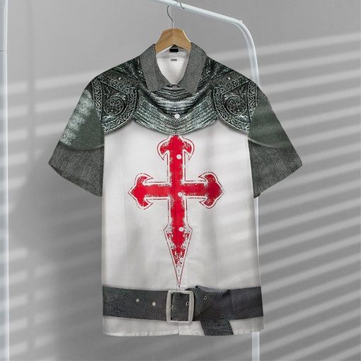 Gearhumans 3D Crusader Knight Armour Hawaii Shirt ZB31038 Hawai Shirt