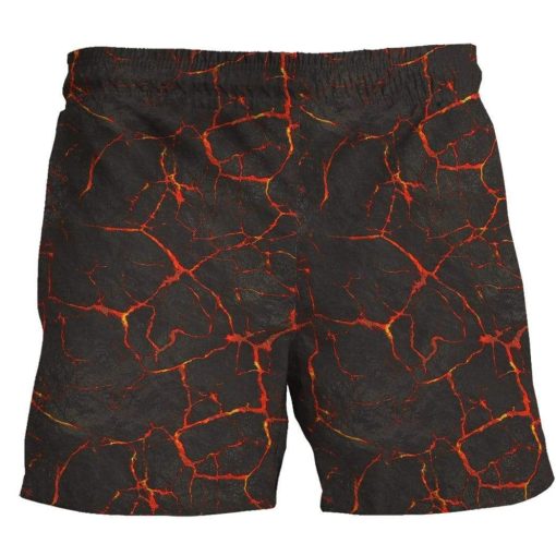 Gearhumans 3D Custom Beach Shorts Fire Skull GT25032 Men Shorts