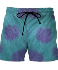 Gearhumans 3D Custom Beach Shorts James Monsters GT25034 Men Shorts Men Shorts S 