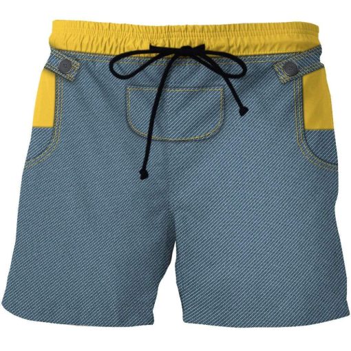 Gearhumans 3D Custom Beach Shorts Minions GT25031 Men Shorts Men Shorts S