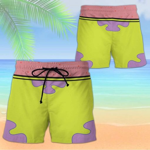 Gearhumans 3D Custom Beach Shorts Patrick 6 Gearhumans 3D Custom Beach Shorts Patrick GA05032 Men Shorts