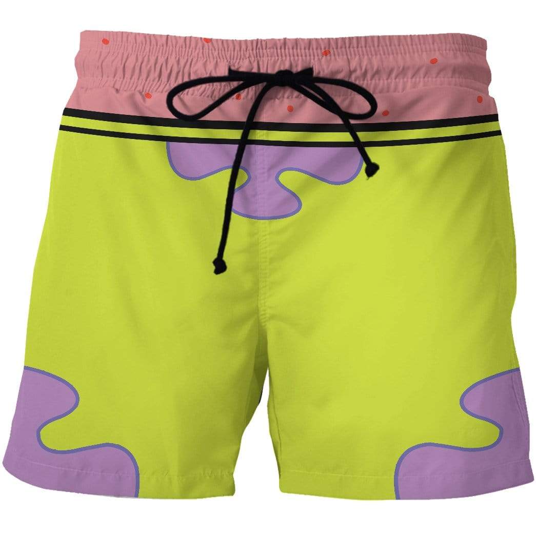 Gearhumans 3D Custom Beach Shorts Patrick 1 Gearhumans 3D Custom Beach Shorts Patrick GA05032 Men Shorts Men Shorts S