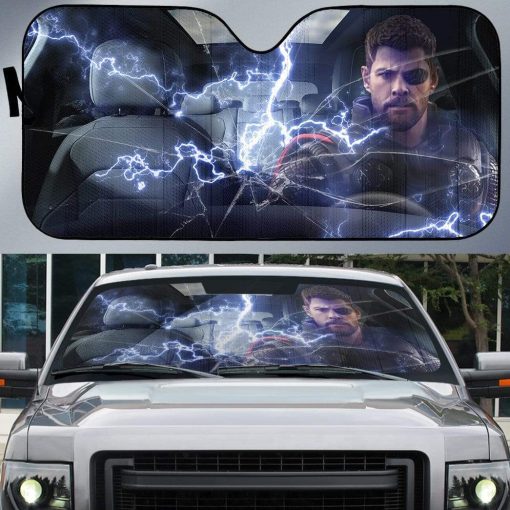 Gearhumans 3D Custom Car Auto Sunshade God Carbreaker 5 gearhumans 3D Custom Car Auto Sunshade God Carbreaker GA22027 Auto Sunshade