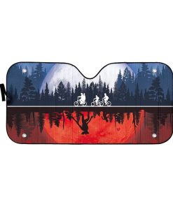 gearhumans 3D Custom Car Auto Sunshade Stranger Movie GT18035 Auto Sunshade 57''x27.5'' 