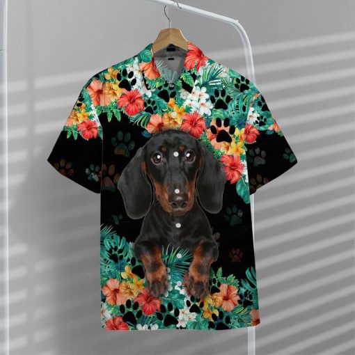Gearhumans 3D Dachshund Hawaii Shirt ZZ02045 Hawai Shirt