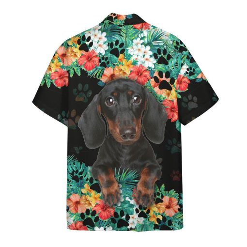 Gearhumans 3D Dachshund Hawaii Shirt ZZ02045 Hawai Shirt