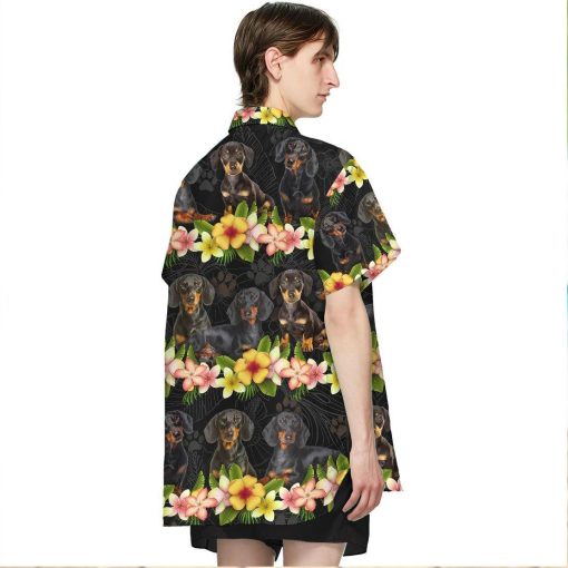 Gearhumans 3D Dachshund Hawaii Shirt ZZ13046 Hawai Shirt