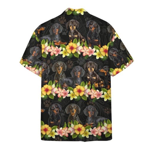 Gearhumans 3D Dachshund Hawaii Shirt ZZ13046 Hawai Shirt
