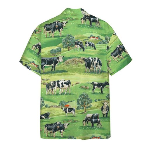 Gearhumans 3D Dairy Cow Hawaii Shirt ZZ26052110 Hawai Shirt