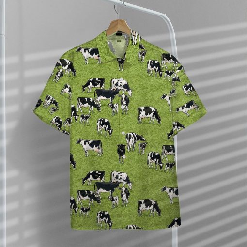 Gearhumans 3D Dairy Cow Hawaii Shirt ZZ2605212 Hawai Shirt