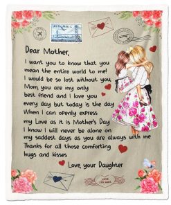 Gearhumans 3D Dear Mother Blanket GJ020428 Blanket Blanket M(51''x59'')