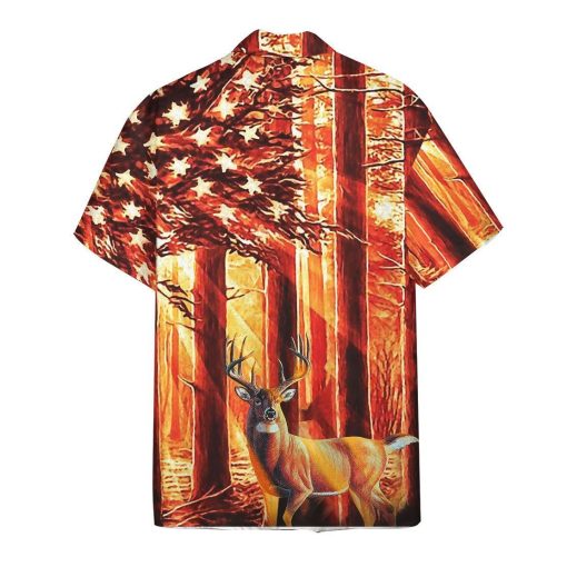 Gearhumans 3D Deer Hunting Hawaii Shirt ZZ0505213 Hawai Shirt