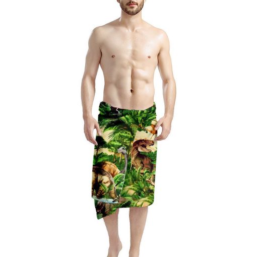 Gearhumans 3D Dinosaur Beach Towel ZZ2505212 Towel