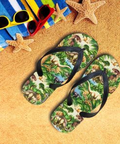 Gearhumans 3D Dinosaur Flip Flop ZZ2505215 Flipflop Women 35EU 