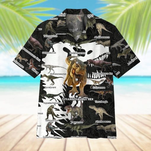 Gearhumans 3D Dinosaur Hawaii Shirt ZZ07047 Hawai Shirt