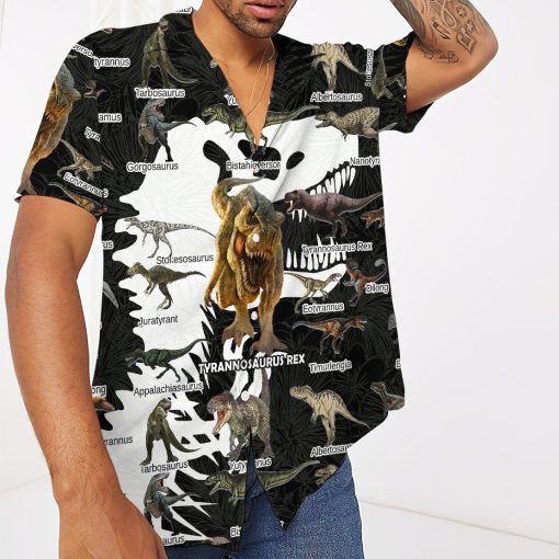 Gearhumans 3D Dinosaur Hawaii Shirt ZZ07047 Hawai Shirt