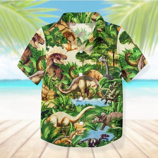 Gearhumans 3D Dinosaur Hawaii Shirt ZZ1905212 Hawai Shirt