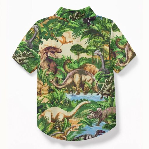 Gearhumans 3D Dinosaur Hawaii Shirt ZZ1905212 Hawai Shirt