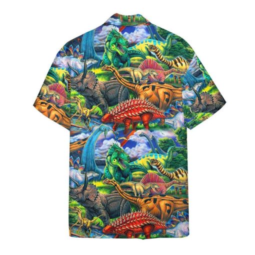 Gearhumans 3D Dinosaur Hawaii Shirt ZZ2904211 Hawai Shirt