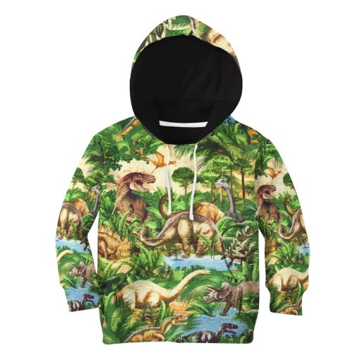 Gearhumans 3D Dinosaur Kids Tshirt Hoodie Apparel 1 Gearhumans 3D Dinosaur Kids Tshirt Hoodie Apparel ZZ2505217 Kid 3D Apparel Kid Hoodie 2XS
