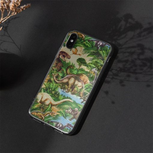 Gearhumans 3D Dinosaur Phone Case ZK2505211 Glass Phone Case