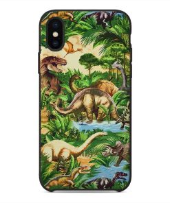 Gearhumans 3D Dinosaur Phone Case ZK2505211 Glass Phone Case Iphone X 